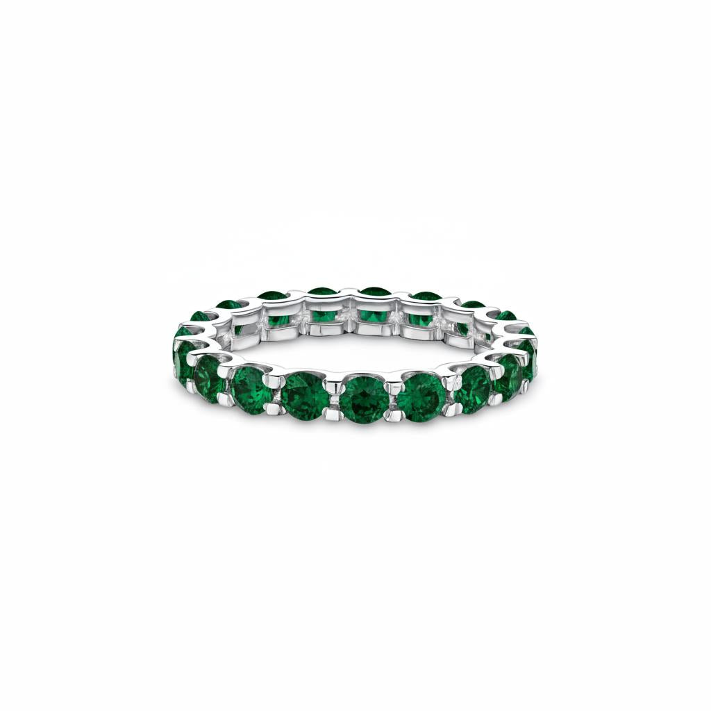 Linea Grande Ring – Zambian Green Emerald