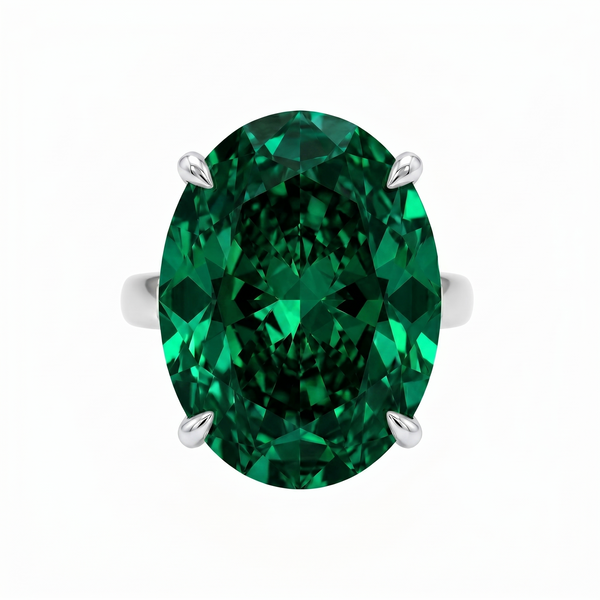 Velara Gala Ring – Zambian Green Emerald