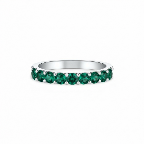 Linea Demi Grande Ring – Zambian Green Emerald