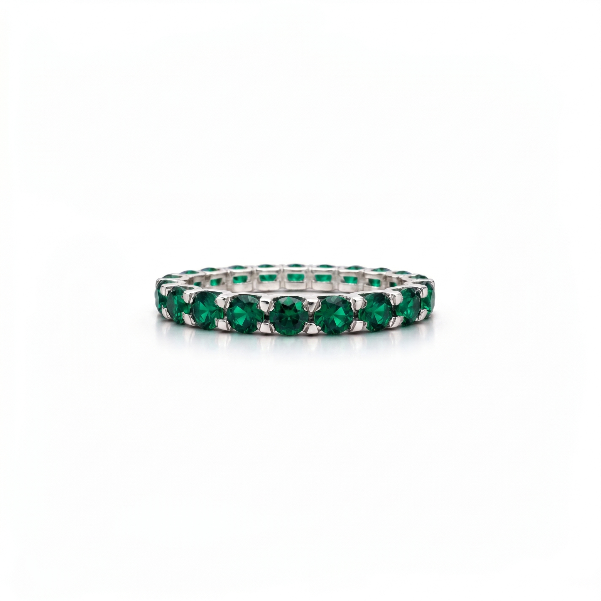 Linea Grande Ring – Zambian Green Emerald